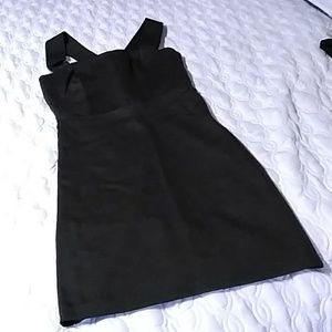 French Connection Candice Jersey Strappy Black Dress